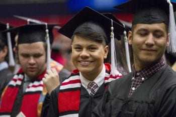 Oklahoma Reach Higher students graduating from Oklahoma City Community College (OCCC).