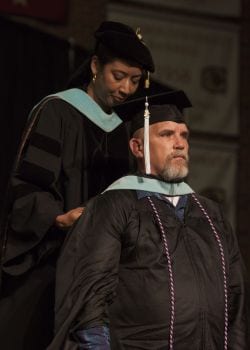 Oklahoma Reach Higher student graduating from Cameron University.