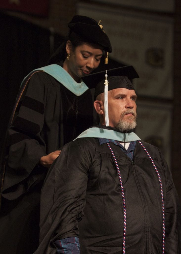 Oklahoma Reach Higher student graduating from Cameron University.