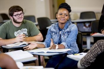 Oklahoma Reach Higher students from Cameron University.