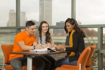 Oklahoma Reach Higher students from Oklahoma State University (OSU) Tulsa campus.