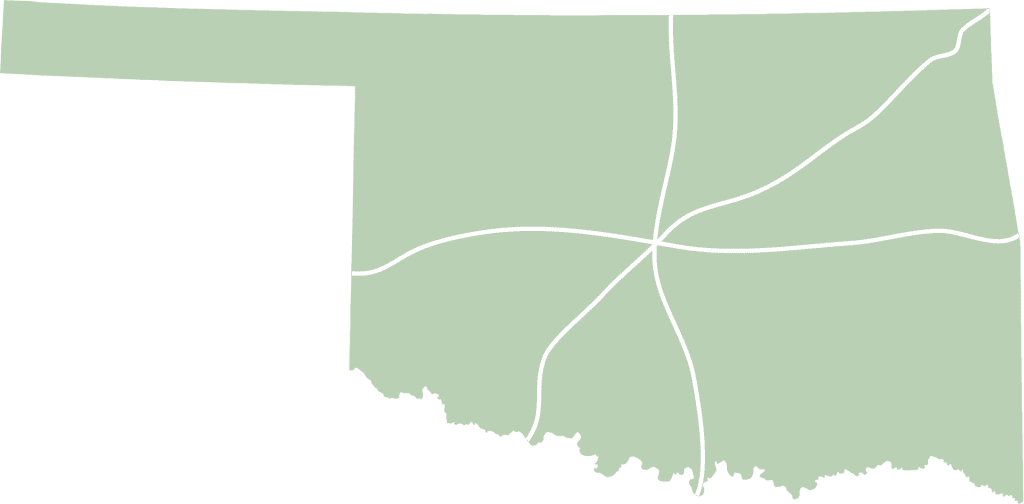 Oklahoma FlexFinish Map